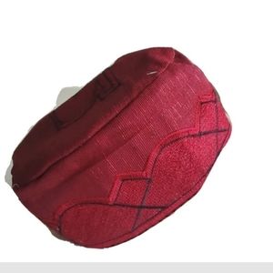 RED CAP ASO OKE TRADITIONAL CAP FOR MEN AND YOUTHS SIZE 24"; 24 1/2"